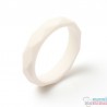 Braccialetto Anello Dentizione Silicone Bianco