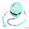 Set Collare Biter Dolce Menta & Chupetero Stelle, Dolce Alla Menta