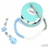 Set Collare Biter Dolce Blue & Chupetero Stella Dolce Blu