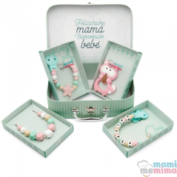 Set Collare Biter e Chupetero Biter Personalizzato Dolce Rosa