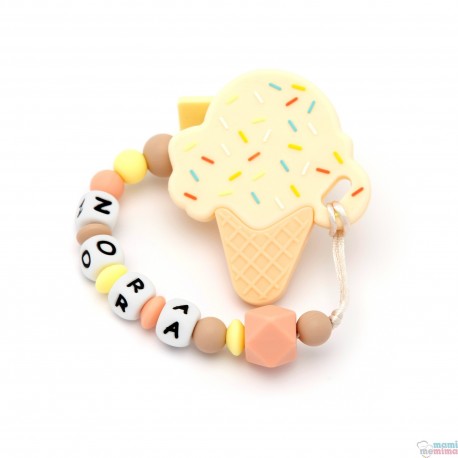 Confezione regalo Biter Biscotto + Soggetto Ciucci anello Dentizione su ordinazione del Silicone di Rock Bambino Menta