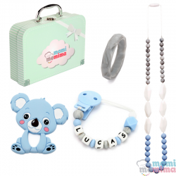 Set Collare Biter e Chupetero Biter Personalizzato Dolce Rosa