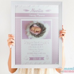 Lamina Di Compleanno Moderno Rosa