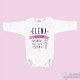 Body Bebé Personalizado "Soy la princesa de la casa"
