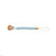 Catenella Portaciuccio Silicone Con Nome Personalizatto Sweet Blue