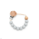 Catenella Portaciuccio Silicone Con Nome Personalizatto Sweet Blue