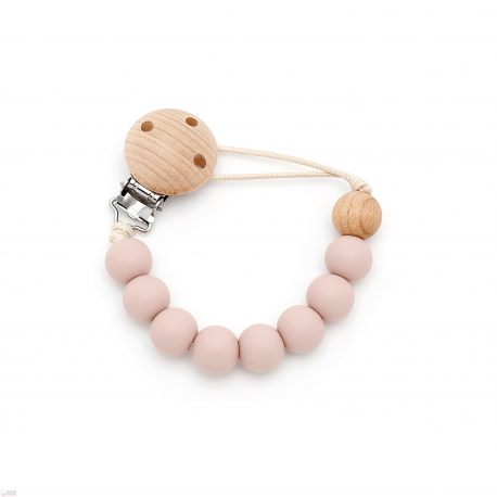 Catenella Portaciuccio Silicone Con Nome Personalizatto Sweet Blue