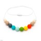 Collar/Mordedor Silicona multicolor
