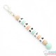 Llavero de Silicona Personalizado con Nombre Pink&Mint