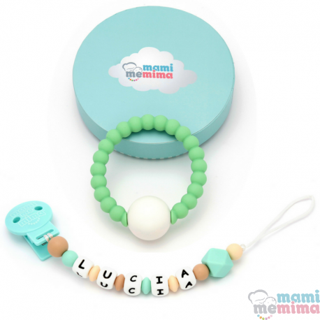 Pack Regalo Chupetero Mordedor & Sonajero Mordedor