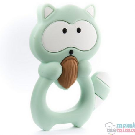 Mordedor Silicone Baby Guaxinim Mint