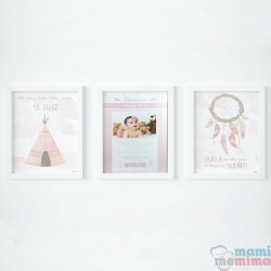 Pacote 3 Poster: Poster Nascimento e Dois Poster Decorativos