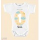 Body Bebé Personalizado con Nombre "Cumple Meses"