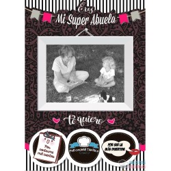 Lámina Súper abuela Horizontal